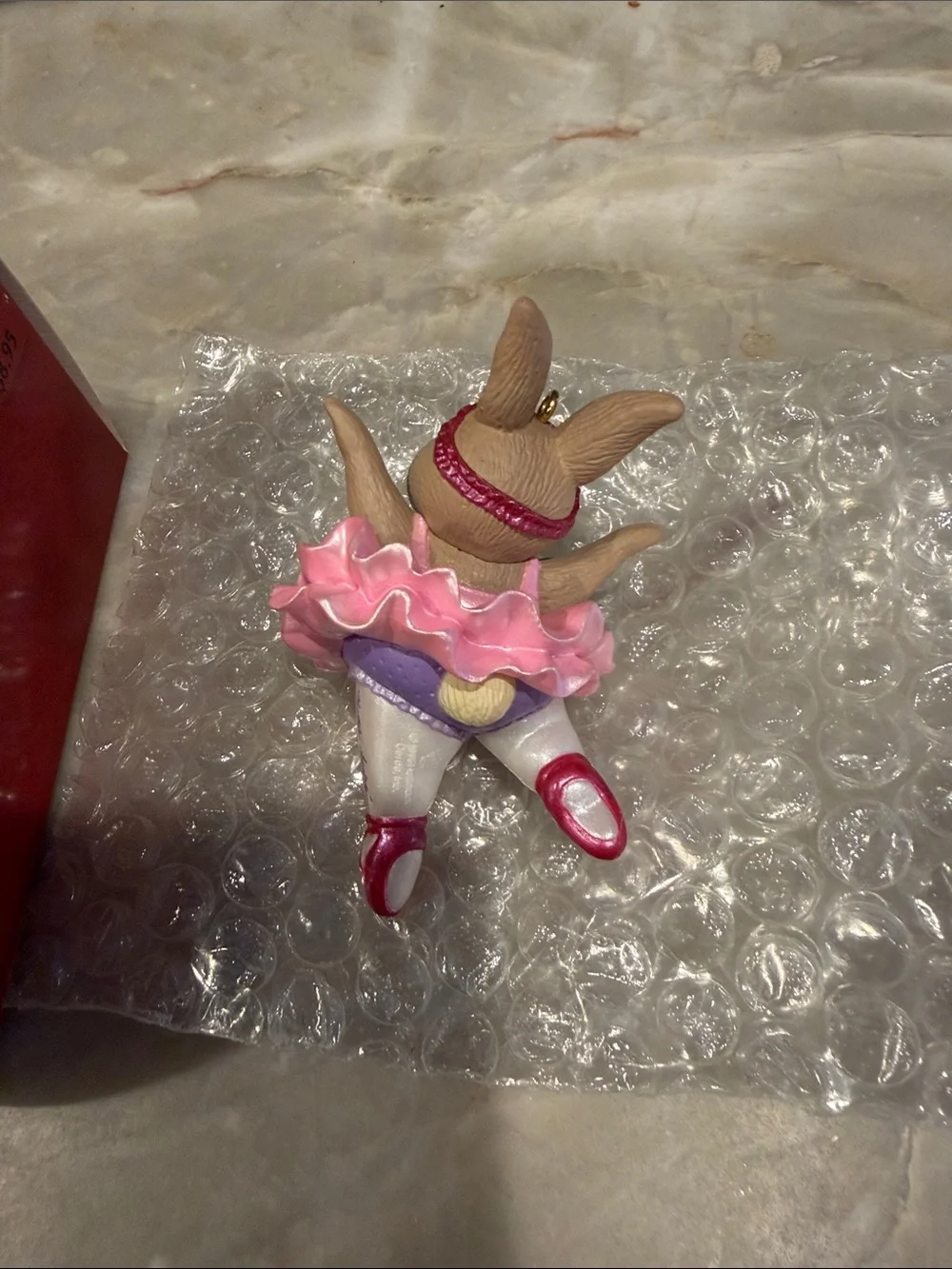 Hallmark Keepsake Ornament Pink Ballerina Bunny
